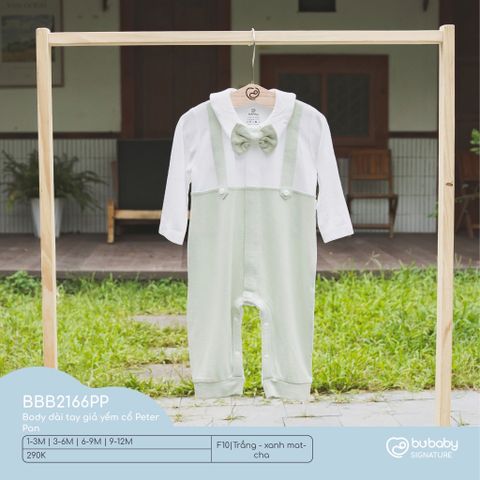 Body dài tay giả yếm cổ Peter Pan Bubaby BBB2166PP.06MF10