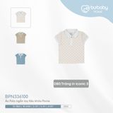 Áo Polo ngắn tay Kéo khóa Ponie Bubaby