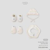 Set phụ kiện 4 món be in họa tiết NB Nous NP1S25-AC1-F01-OE-NB