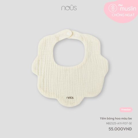 Yếm bông hoa màu be Nous NB2S25-AY1-F07-SE-FS