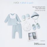 Set quà tặng 5 món màu xanh nhạt Nous