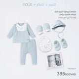 Set quà tặng 5 món màu xanh nhạt Nous