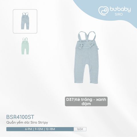 Quần yếm dài Siro Stripy Bubaby
