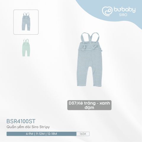 Quần yếm dài Siro Stripy Bubaby