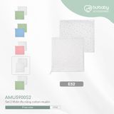 Set 2 khăn quấn đa năng muslin Bubaby