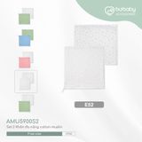 Set 2 khăn quấn đa năng muslin Bubaby