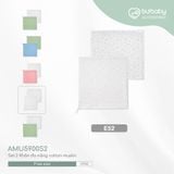 Set 2 khăn quấn đa năng muslin Bubaby