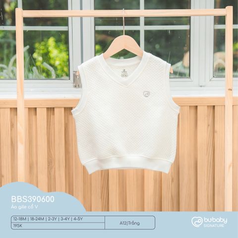 Áo gile cổ V Bubaby BBS390600.03YA01