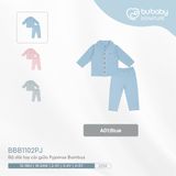 Bộ dài tay cài giữa Pyjamas Bambus 1102PJ Bubaby