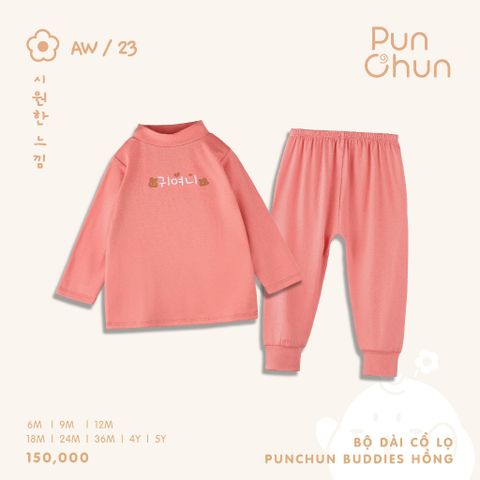 Bộ dài tay cổ lọ Punchun