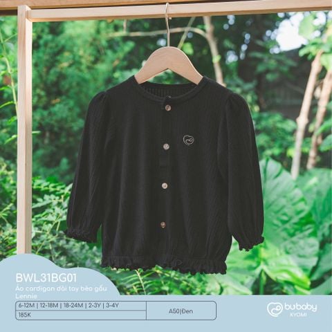 Áo cardigan dài tay bèo gấu Lennie Bubaby BWL31BG01.18MA12