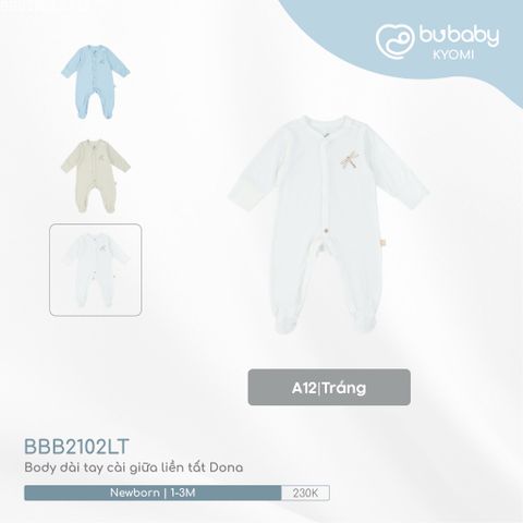 Body dài tay cài giữa liền tất Dona Bubaby BBB2102LT.0NBA01