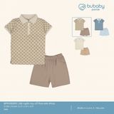 Bộ ngắn tay cổ Polo kéo khóa Bubaby BPN1303KK.03YI86