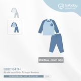Bộ dài tay cổ tròn Túi ngực Bambus 1104TN Bubaby