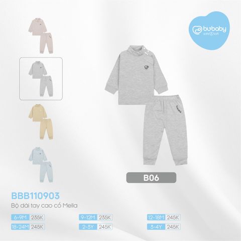Promo Bộ dài tay cao cổ Mella 110903 Bubaby