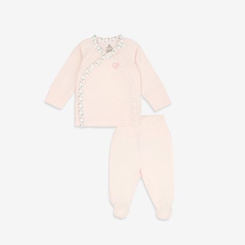 Bộ dài tay cài chéo Bambus Iconic 1 Bubaby