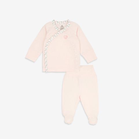 Bộ dài tay cài chéo Bambus Iconic 1 Bubaby