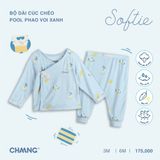 Bộ dài tay Chaang cúc chéo