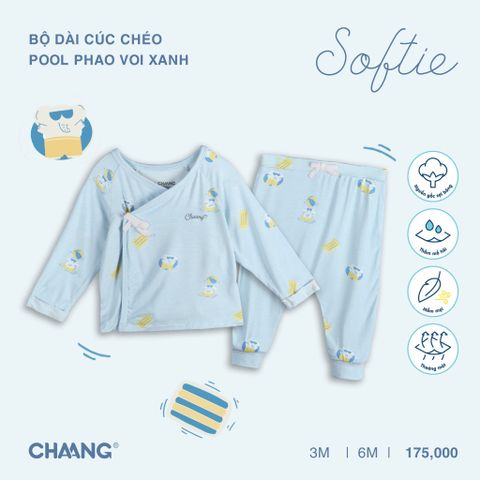 Bộ dài tay Chaang cúc chéo