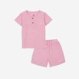 Promo Bộ ngắn tay Cổ tròn bổ nẹp Molist 130404 Bubaby