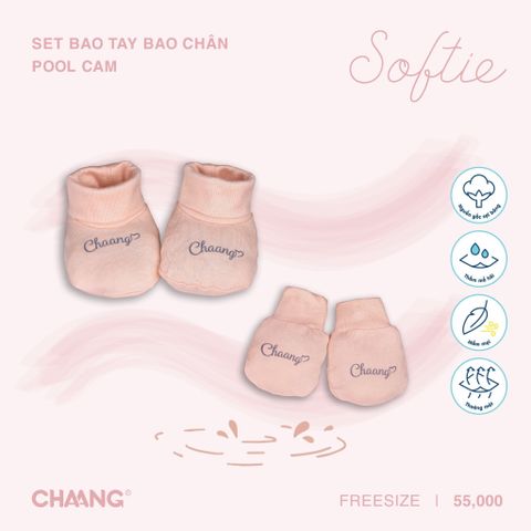 Bao tay bao chân Chaang - mèo cam - Freesize