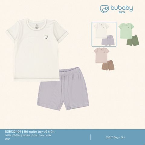 Bộ ngắn tay cổ tròn Bubaby BSR130404.03Y35A
