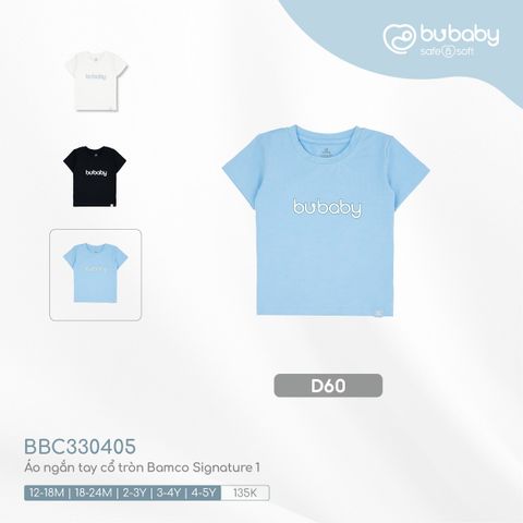 Áo ngắn tay cổ tròn Bamco Signature 1 Bubaby