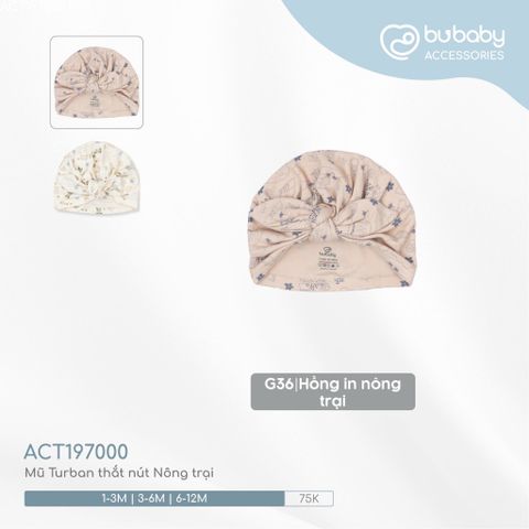 Mũ Turban thắt nút Nông trại Bubaby ACT197000.06MG36