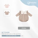 Body chip dài tay bèo vai đáp ngực Mimo Bubaby BCT214900.09MA05