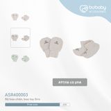 Bao tay bao chân Siro Bubaby - Kẻ blue nhạt C45 - Freesize