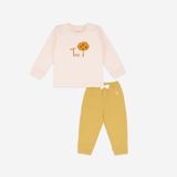 Promo Bộ dài tay cổ tròn Terry 110404 Bubaby