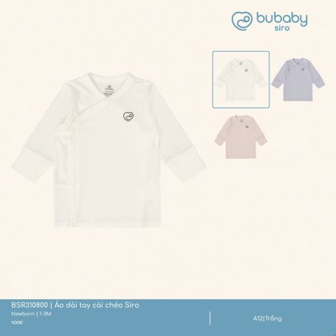 Áo dài tay cài chéo Siro Bubaby BSR310800.0NBA12