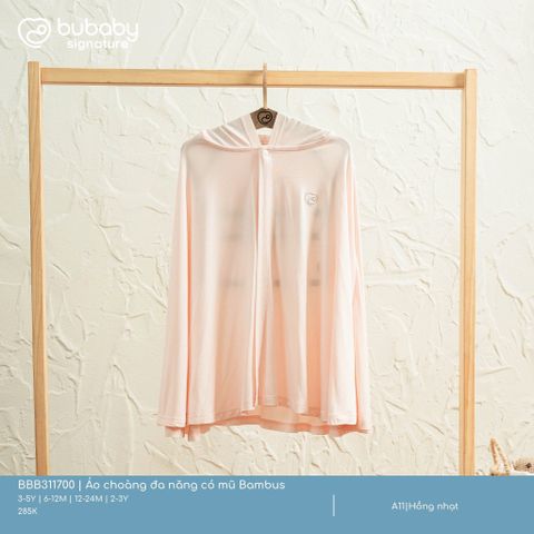 Áo choàng đa năng có mũ Bambus Bubaby BBB311700.M12A03