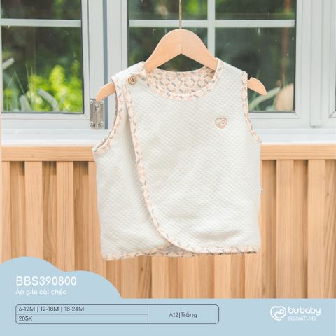 Áo gile cài chéo Bubaby BBS390800.18MA01
