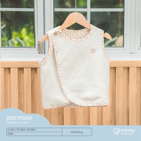 Áo gile cài chéo Bubaby BBS390800.18MA01
