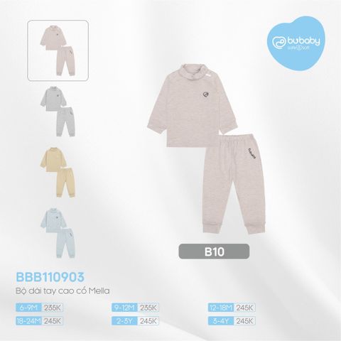Promo Bộ dài tay cao cổ Mella 110903 Bubaby