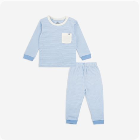 Bộ dài tay cài vai Bamco Bubaby