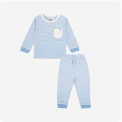 Bộ dài tay cài vai Bamco Bubaby