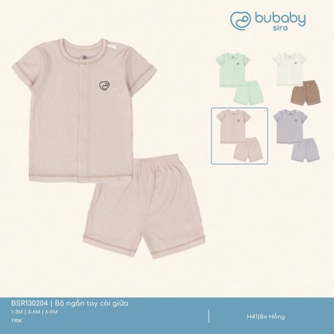 Bộ ngắn tay cài giữa Bubaby BSR130204.06MB34