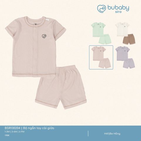 Bộ ngắn tay cài giữa Bubaby BSR130204.06MB34