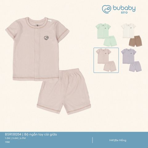 Bộ ngắn tay cài giữa Bubaby BSR130204.06MB34