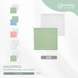 Set 2 khăn quấn đa năng muslin Bubaby