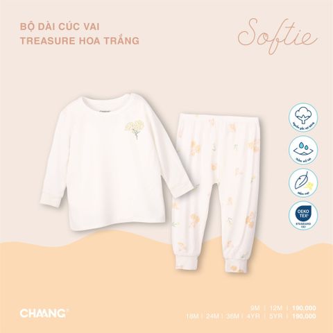 Bộ dài tay cúc vai Treasure Chaang