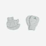 Bao tay bao chân Siro Bubaby - Kẻ blue nhạt C45 - Freesize