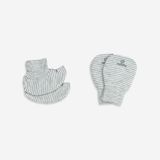 Bao tay bao chân Siro Bubaby - Kẻ blue nhạt C45 - Freesize