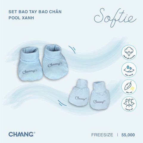 Bao tay bao chân Chaang - mèo cam - Freesize