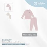 Bộ dài tay Cổ tròn bèo Siro Stripy 1104ST Bubaby