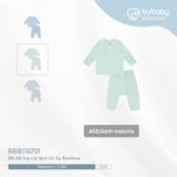 Bộ dài tay cài lệch túi ốp Bambus Bubaby BBB110701.0NBA01