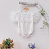Body bông đính cườm Laciana - Trắng - 6-9m