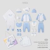 Combo đi sinh 19 món trắng họa tiết phối xanh NB Nous NB1S25-GS2-M01-OW-NB